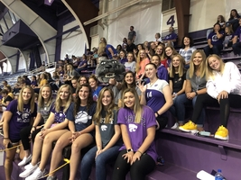 BVHS Volleyball attending a KSU Volleyball game.