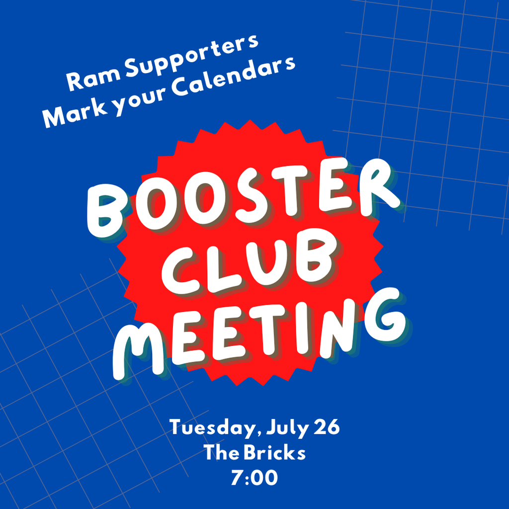 Booster Club Meeting Flyer